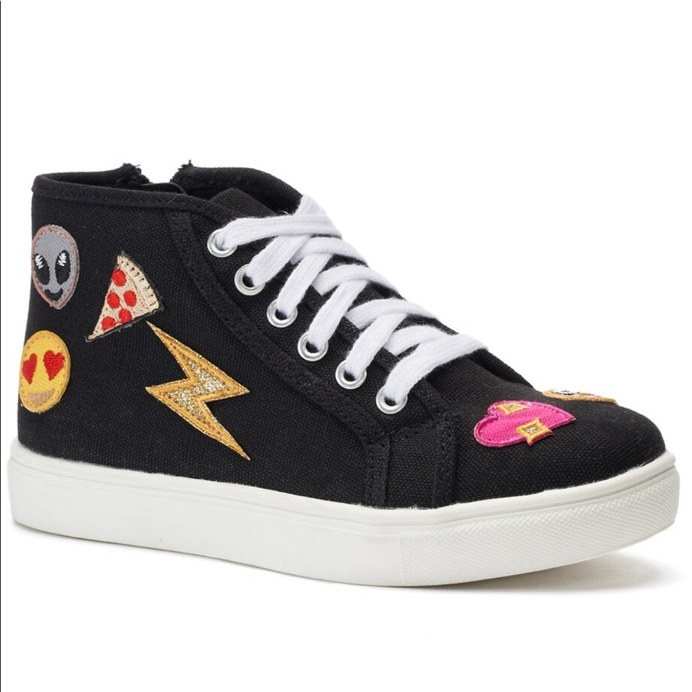**HOST PICK** Girls size 3 SO emoji shoes